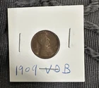 1909 VDB Lincoln Wheat Cent 1C uncirculated MS UNC RED / Brown luster