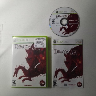Dragon Age Origins Xbox 360 Video Game Multiplayer RPG CIB Complete