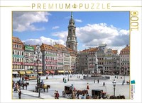 Calvendo Puzzle Dresden - Kreuzkirche And Altmarkt Around 1900 | 1000 Pieces, Fi