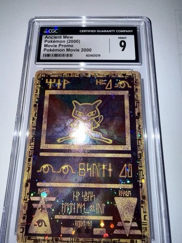 Pokemon CGC 9 Mint WotC Promo Ancient Mew