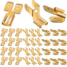 36Pcs Connectors Combination Kit: Double Spade, Piggyback, Chair Terminal Qui...