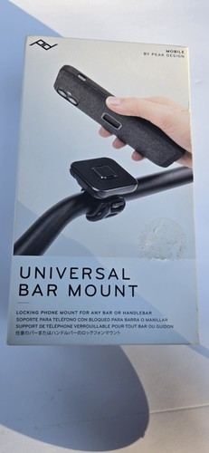Peak Design Universal Bar Bike Mount M-BM-AB-BK-1 Phone Mount Scooter NEW - Picture 5 of 14