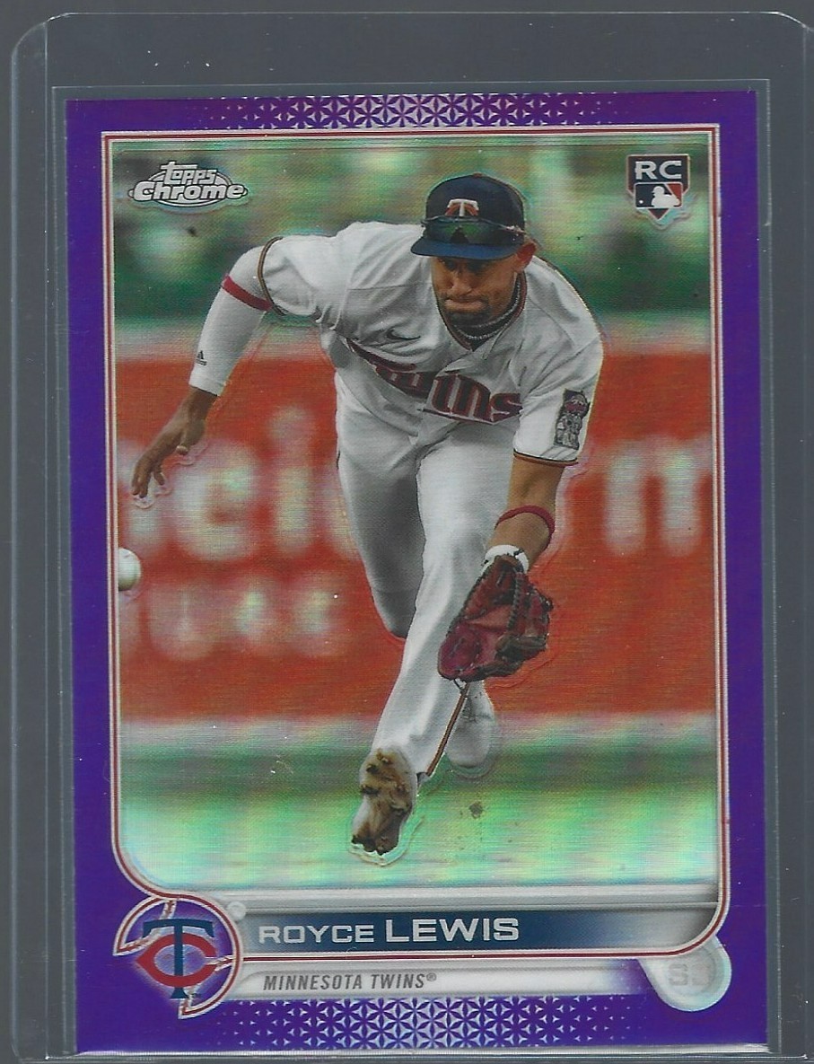 2022 Topps Chrome Update Series - Royce Lewis #USC143 Purple Refractor (RC)
