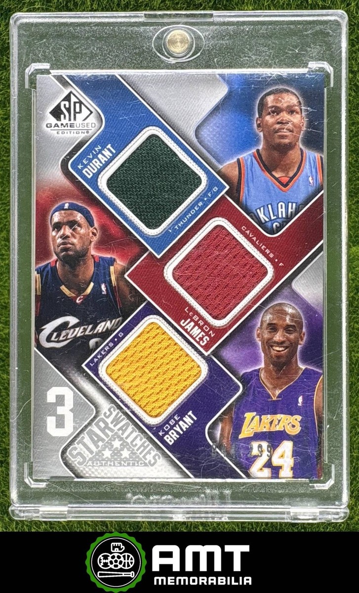 2009-10 SP Game Used - 3 Star Swatches LeBron James, Kevin 2009-10 SP Game Used - 3 Star Swatches LeBron James, Kevin