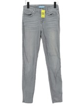 7 For All Mankind Damen Jeans W 26 in Grau Baumwolle