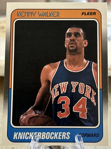 1988-89 Fleer Kenny Walker #83 RC Knicks