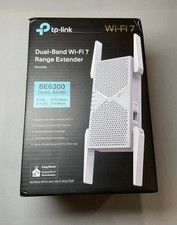 TP-Link BE6300 RE403BE Dual-Band Wi-Fi 7 Range Extender W/ 2.5G Port  6.3 Gbp