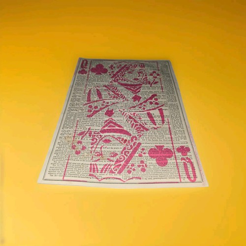 Queen Of Clubs Lucky Graff Graffiti Reclaim Blink Friction Signed OOAK Art A4 - Picture 2 of 8