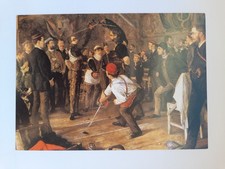 AK Mensur Burschenschaft Germania Silesia Wien 1886 Studentika