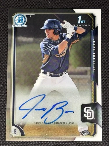 Jake Bauers 2015 Bowman Jake Bauers Auto
