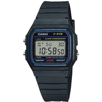 Casio F91W Classic Resin Strap Digital Waterproof Sport Watch
