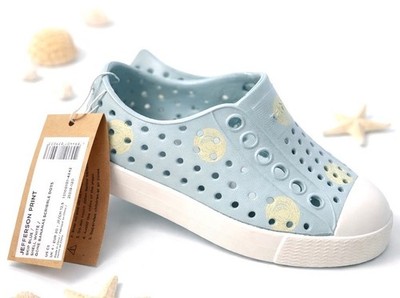 Native Jefferson Toddler Kids Slip-On Water Shoes Gone BANANAS SCRIBBLE DOTS C5