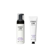 Stories  Ink Tattoo Aftercare Duo: Cream  Cleanser for Fresh Ink Healing