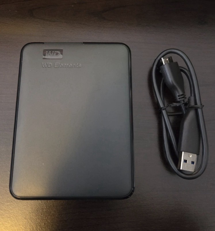 WD 6TB Elements Portable Hard Drive USB 3.2 Gen 1/USB 3.0 (USB 2.0 compatible)