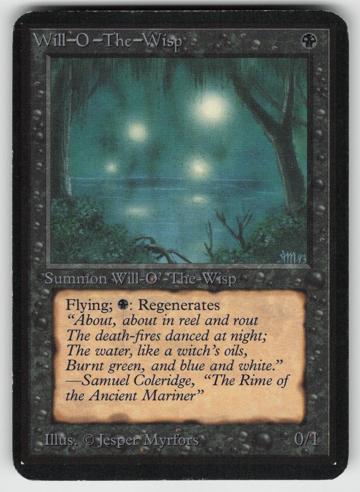 Will-o'-the-Wisp Alpha Edition Rare MAGIC: THE GATHERING
