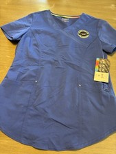 Women's Scrubstar premium ultimate scrubwear top blue size XS - NWT