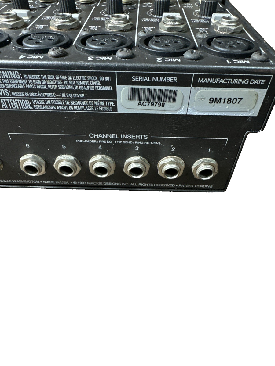 Mackie 1402-VLZ Pro 14 Channel Analog Mixer XDR Preamps Ships Free