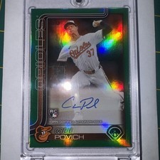 2025 Topps Series 1 Real One Auto Cade Povich RC Green 51/99