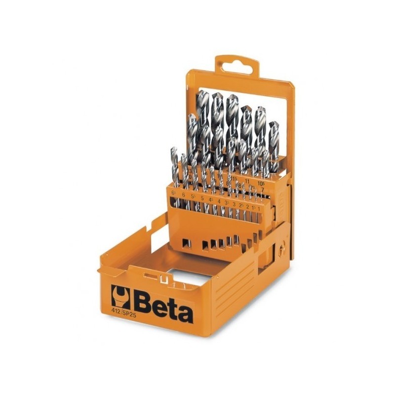 Cassetta Beta 412/SPV4 Vuota | Porta Punte 49 Pezzi HSS 1-13 mm