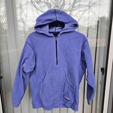 Kids Vintage Patagonia 1/2 Zip Fleece Hoodie - Kids M/L