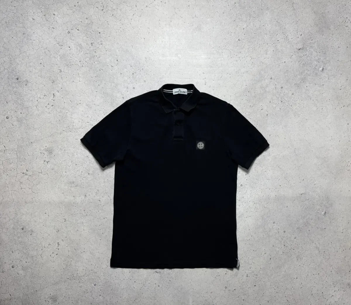 Stone Island Patch Program Luxury Black Polo Shirt - image 1