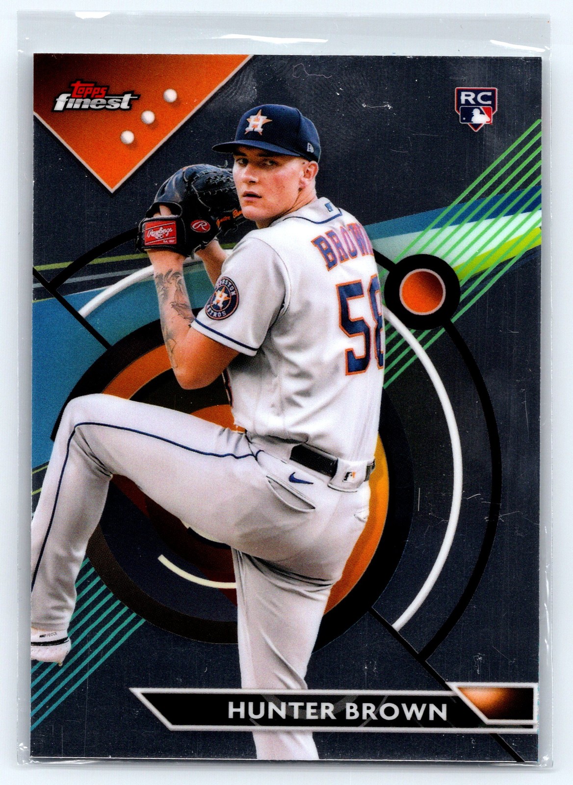 2023 Finest Hunter Brown #69 RC Rookie Houston Astros