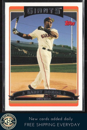 Barry Bonds 2006 Topps #100 San Francisco Giants - Picture 1 of 2
