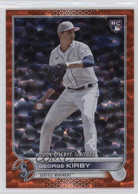 2022 Topps Update Debut Orange Foil 23/299 George Kirby #US290 Rookie RC 1md7