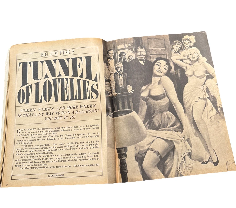 Vintage MAN’S MAGAZINE, August, 1967, Vol. 15, No 8 “I Chased a Flying Saucer” Foto 4 de 4