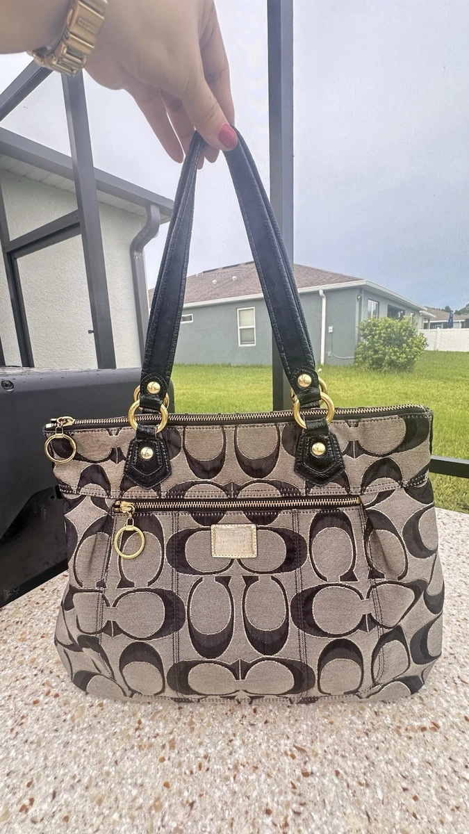 Coach Poppy Tote Black Bags & Handbags for Women for sale | eBay