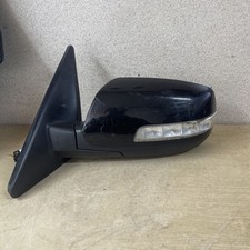 KIA SORENTO 2012 WING MIRROR PASSENGER LEFT SIDE IN BLACK 027419