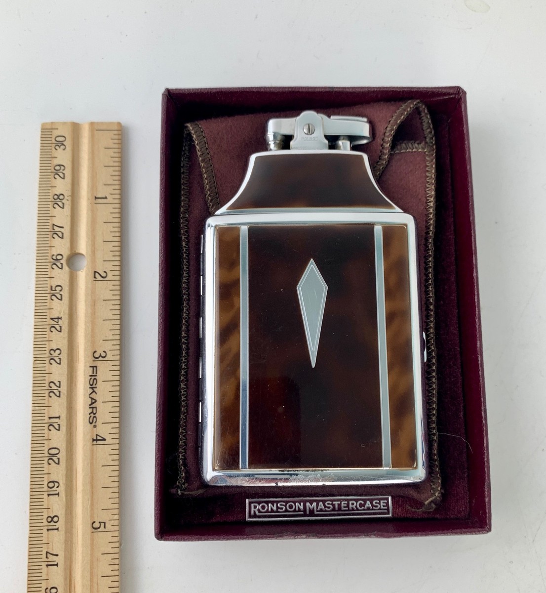 Vintage Ronson Mastercase Lighter and Cigarette Case | eBay