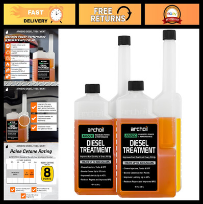 Diesel Fuel Treatment Additive - 40 oz Two Pack - Treats 800 Gallons - All Diese