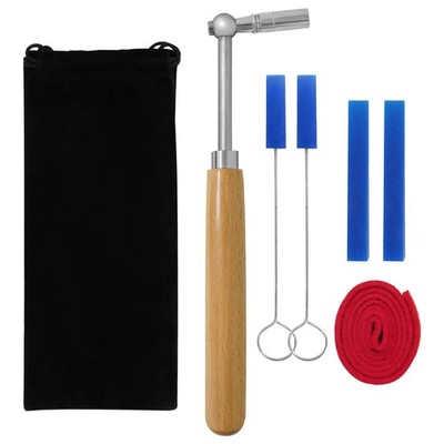 6Pcs Professional Piano Tuning Kit, Piano Tuner Hammer Mute Kit Tools