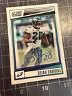 2022 SCORE BRIAN DAWKINS PHILADELPHIA EAGLES AUTO SIGNED FOOTBALL CARD CLEAN