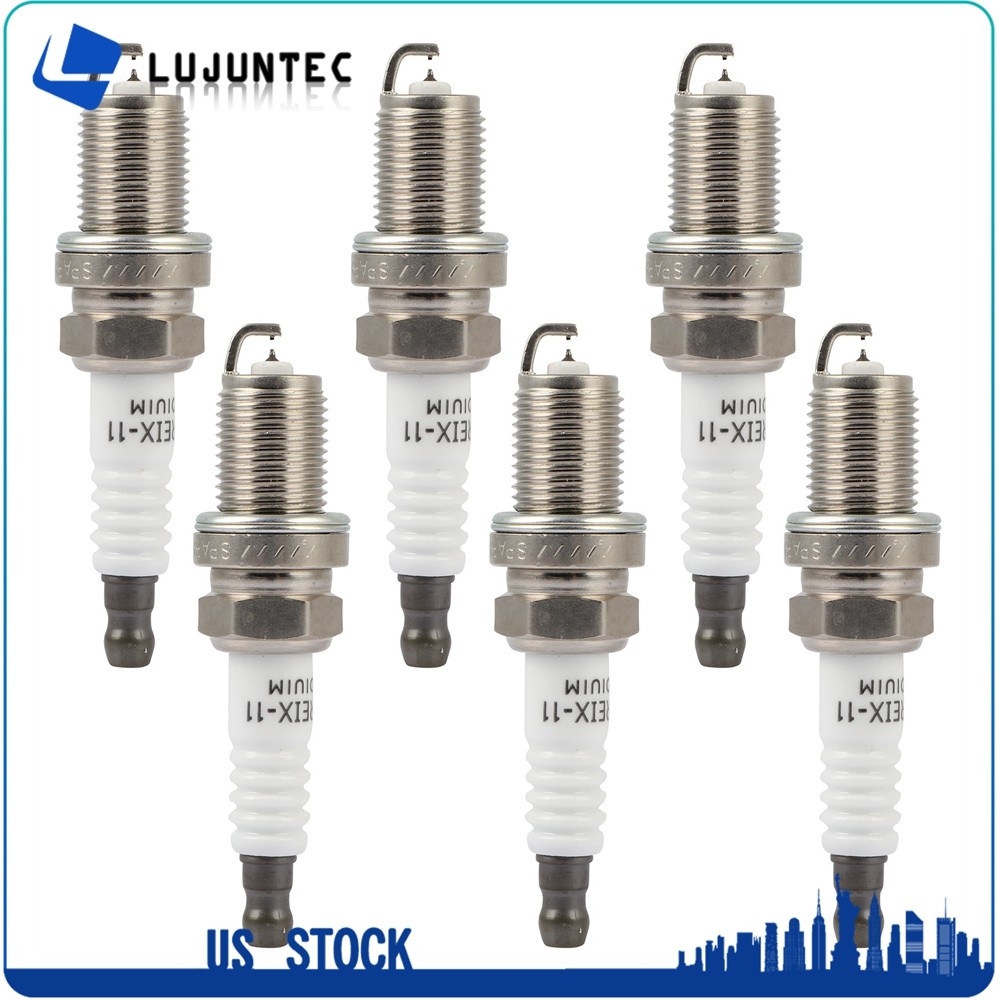 IridiumPlatinum Spark Plugs For 2007-2009 Hyundai Santa Fe Kia Sedona 6Pcs