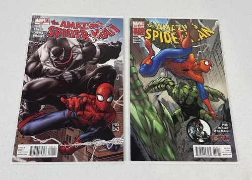 Amazing Spiderman 654 654.1 1st Flash Thompson as Venom NM- Slott 2011  B&B Key
