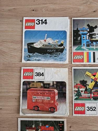 Alte LEGO Anleitungen - Vintage 314 384 351 354 352 659 661 653 642 671 - Imagen 2 de 5