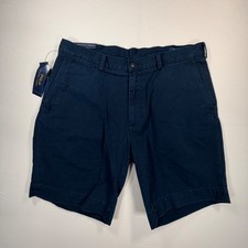 NEW Polo Ralph Lauren Mens Classic 9 Inch Chino Shorts Navy Blue Size 36 0479