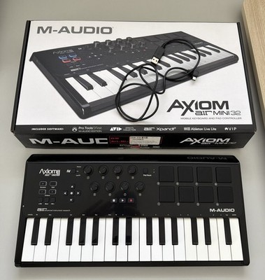 M-Audio Axiom AIR Mini 32 MIDI Keyboard Controller   inkl. OVP & Anleitung