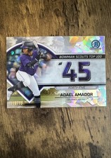 2023 Bowman - Bowman Scouts Top 100 Adael Amador #BTP-45 Atomic Refractor...