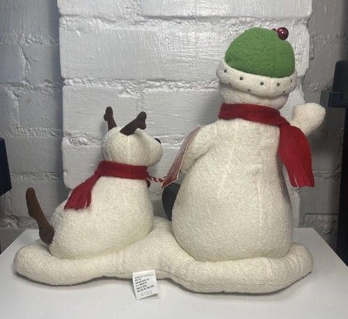 2004 Hallmark Jingle Pals Snowman Dog Animated Musical Plush Works Motion VIDEO - Picture 4 of 8