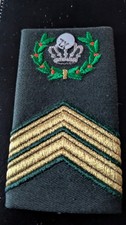 Niederländische Armee Unteroffizier Rangfolien