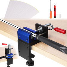 3-In-1 Golf Shaft Clamp,Aluminum Golf Club Regripping Kit,360  Swivel Portable T