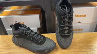 Timberland Men's Greenstride Motion 6 Mid Lace Nero Sneakers Helcor A6CW1 -AOE