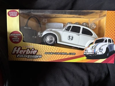 Herbie Fully Loaded Remote Radio Control Car VW Disney Official - Image 1 of 2