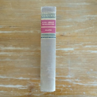 Vintage Five Great Dialogues Plato Apology Crito Phaedo Symposium Republic 1942