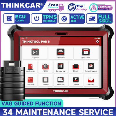 ThinkTool Bidirectional OBD2 Scanner Full System ECU Coding Auto Car Diagnostic