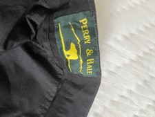 Mens trouers, Perry & Hale black chinos, waist 38, leg 32.