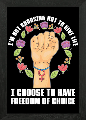 #ad Pro Abortion Framed Wall Art Poster Canvas Print Picture GBP 34.95